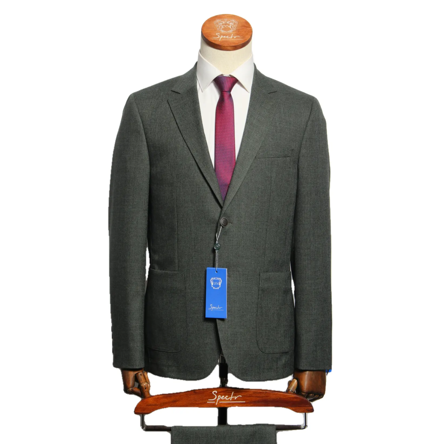 Мужской костюм "Ротшильд" зеленый двойка slim fit