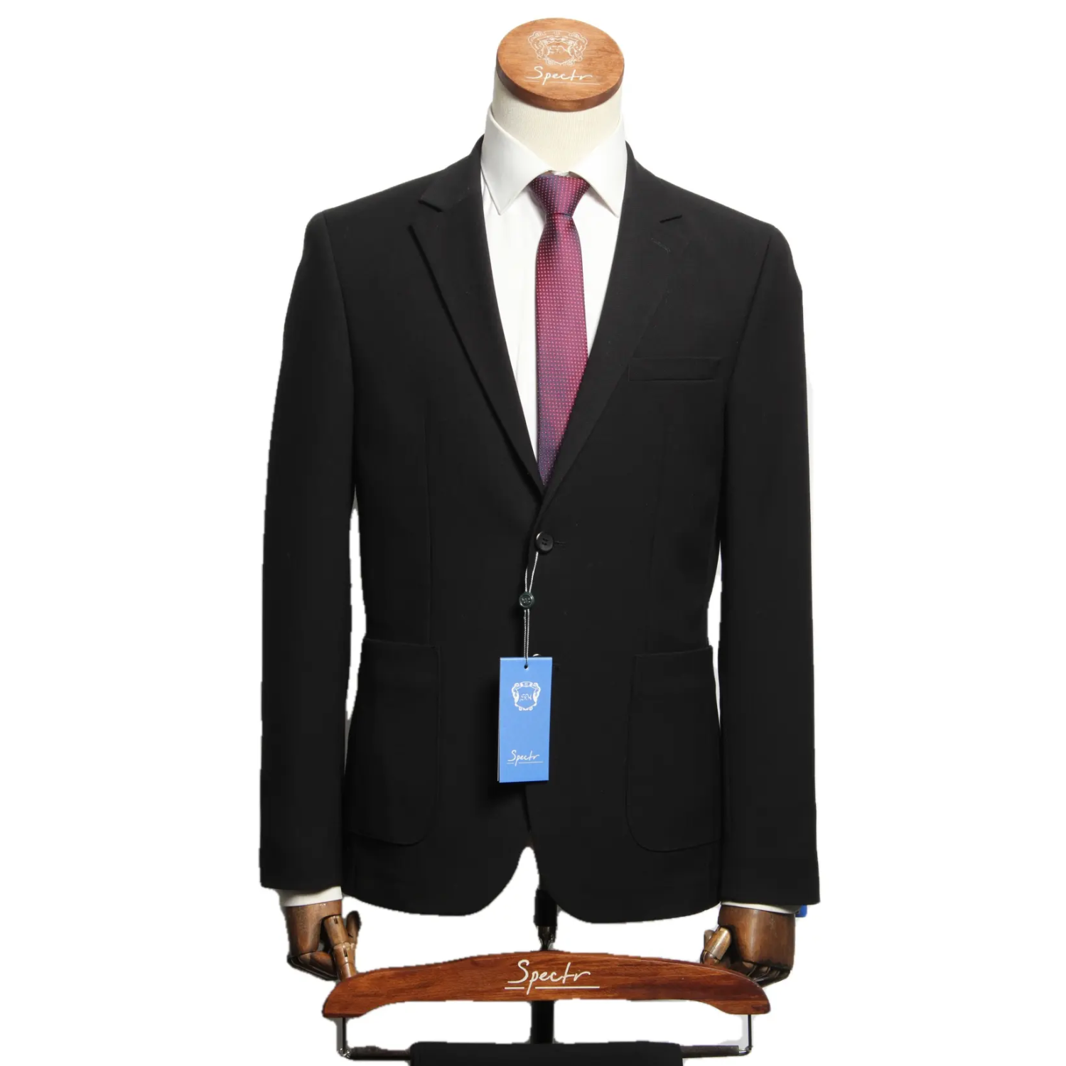 Мужской костюм "Макато" черный двойка slim fit Мужской костюм "Макато" черный двойка slim fit
