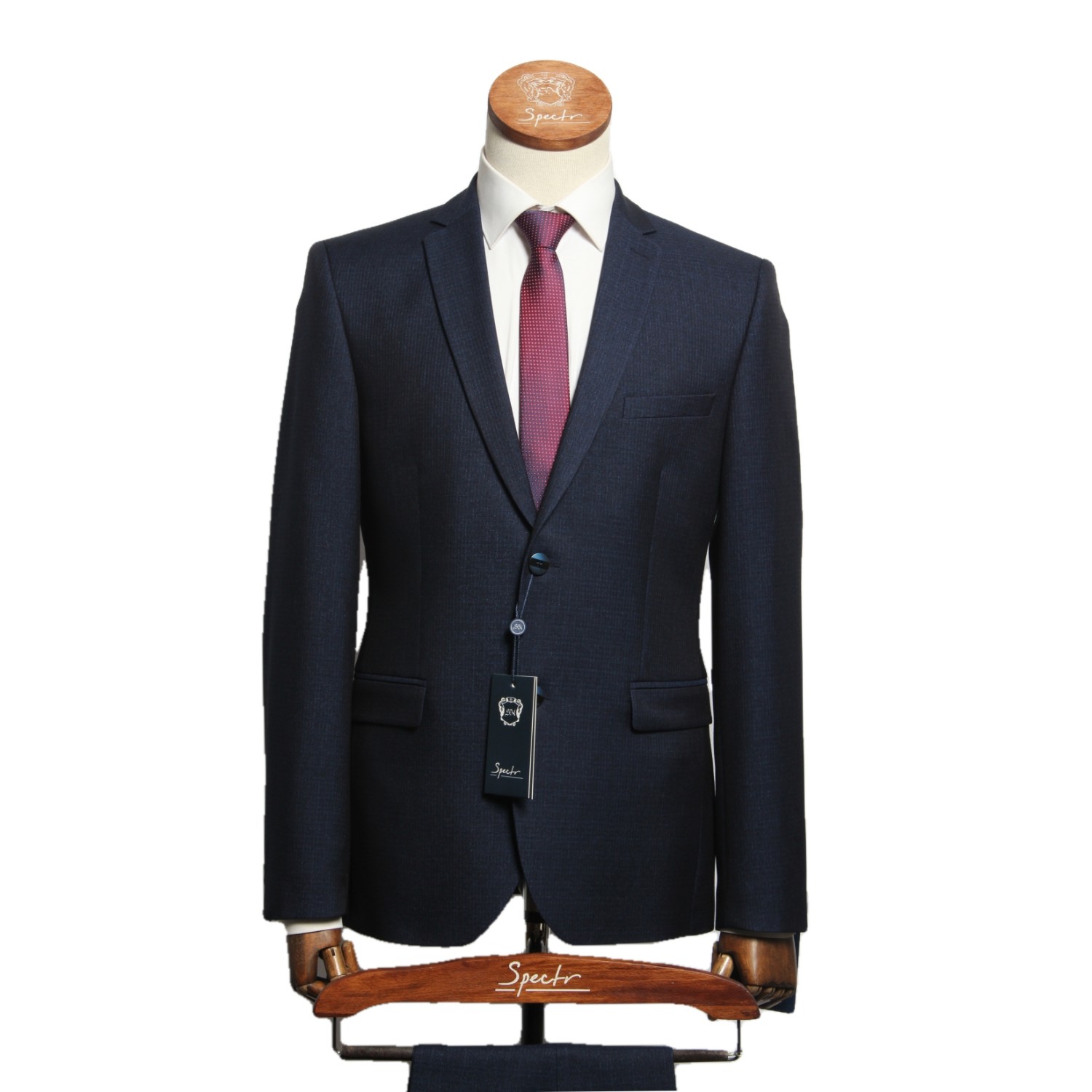 Мужской костюм "Рислинг" синий двойка slim fit