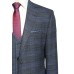 Мужской костюм "Техас" синий тройка slim fit