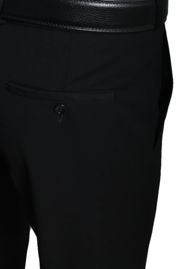 Мужские брюки "Кумир" черные slim fit