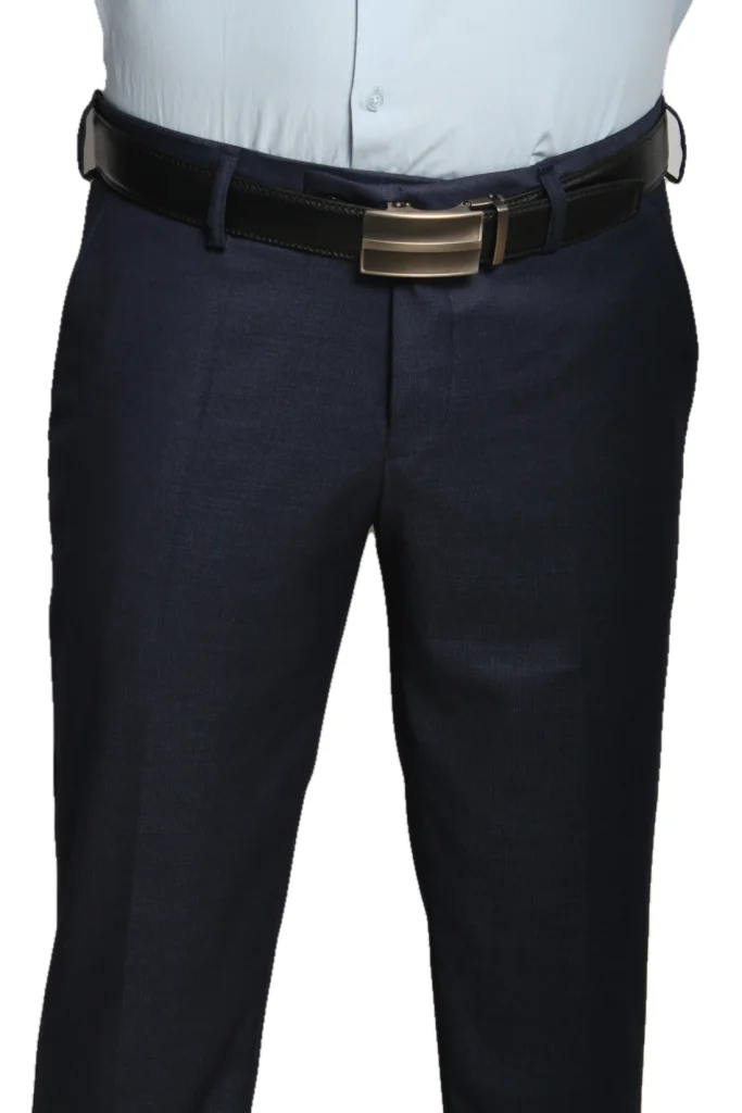 Мужские брюки "Лотус" синие slim fit