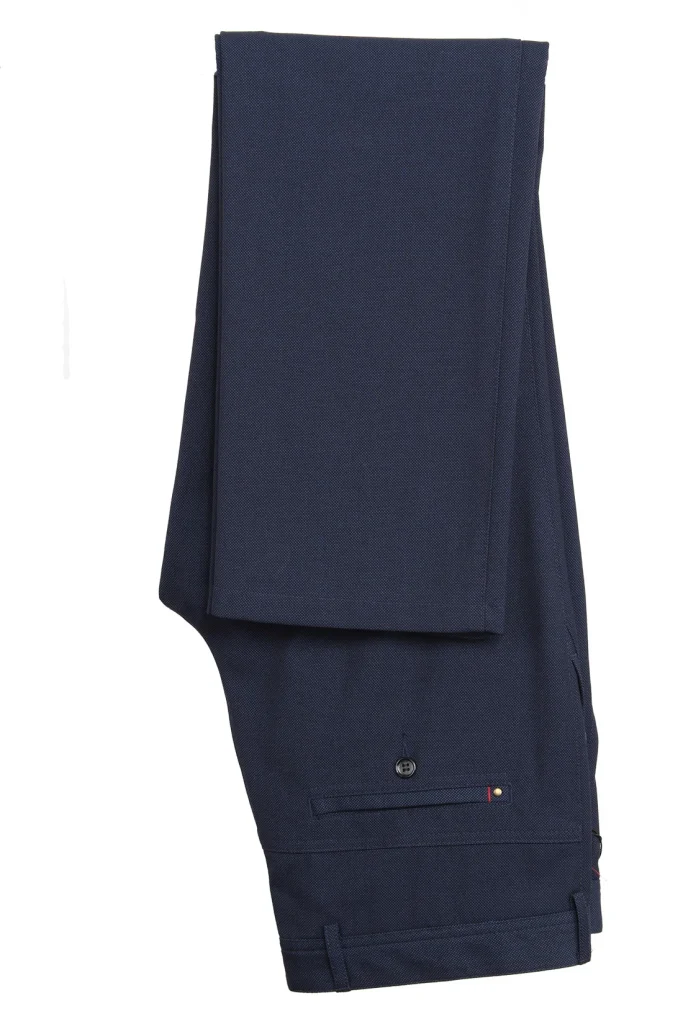 Мужские брюки "Меконо" синие slim fit