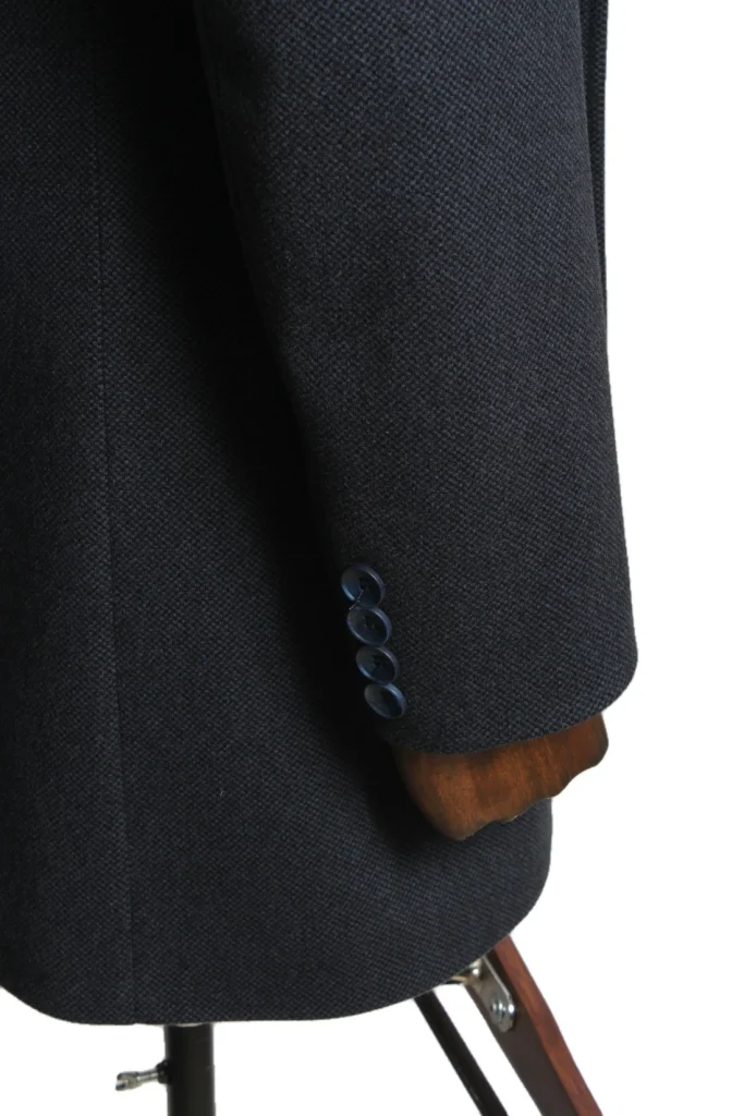 Мужское пальто "Базилио" серое с капюшоном slim fit