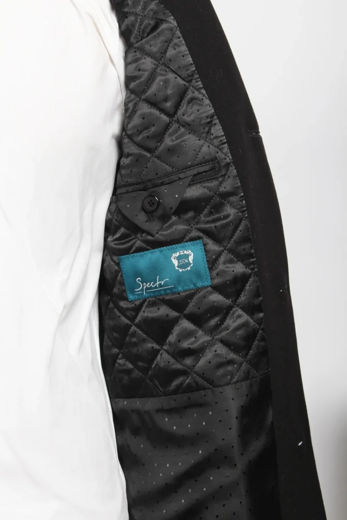 Мужское пальто "Мауро" черное slim fit