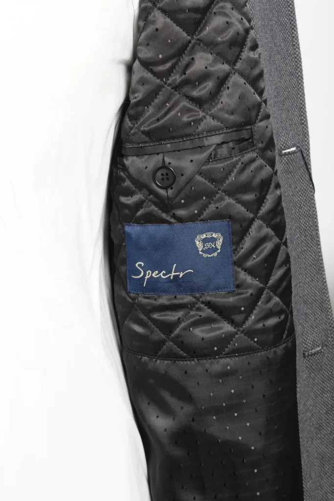 Мужское пальто "Милан" серое со стойкой slim fit