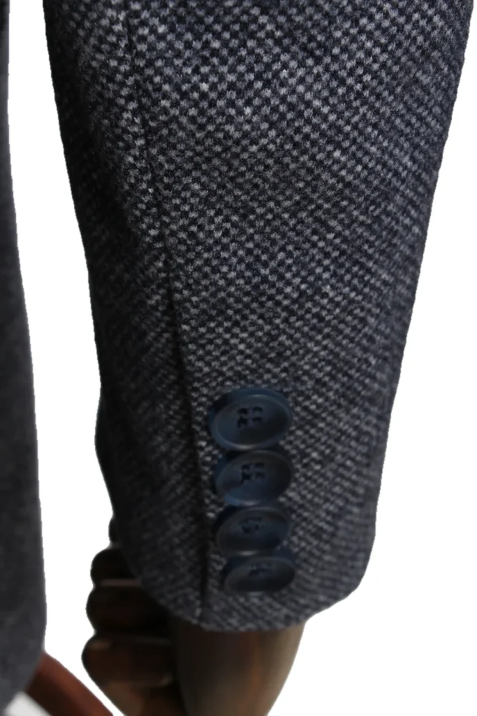 Мужское пальто "Стивен" серое с капюшоном slim fit
