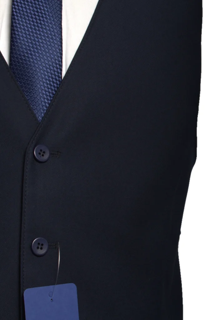 Мужской жилет "Агат" синий slim fit