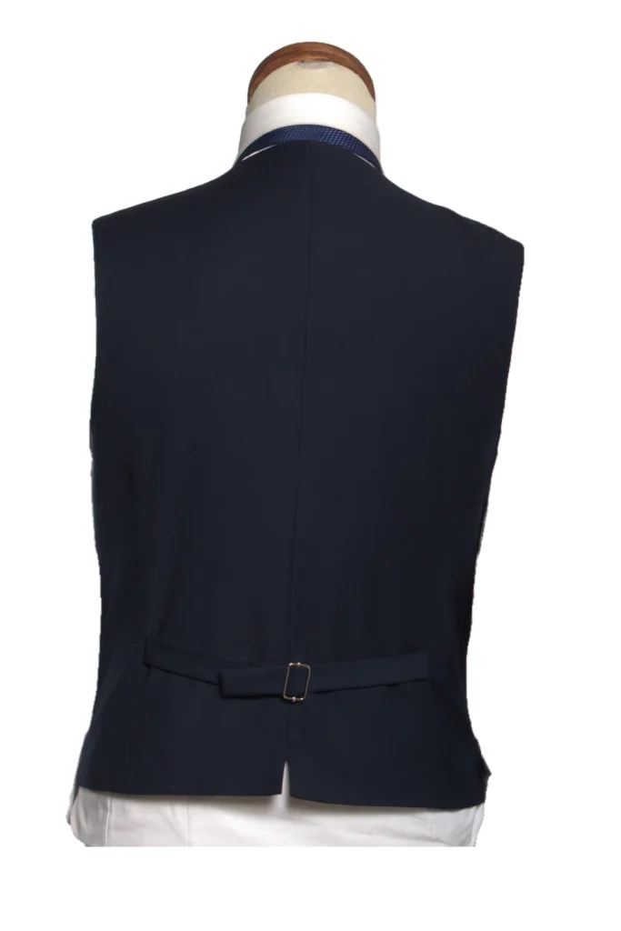 Мужской жилет "Агат" синий slim fit