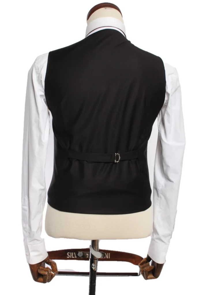Мужской жилет "Брамс" черный slim fit
