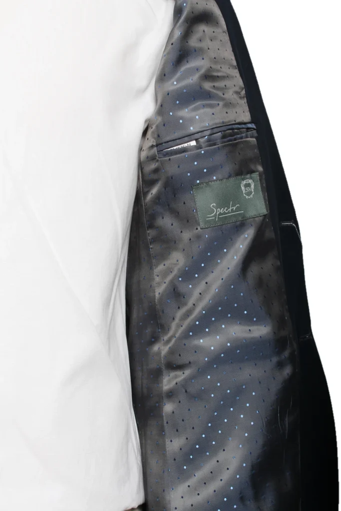 Мужской костюм "Агат" синий двойка slim fit