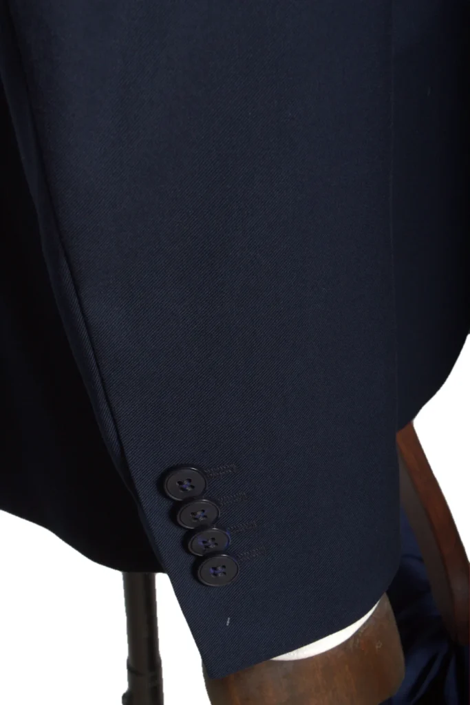 Мужской костюм "Агат" синий двойка slim fit