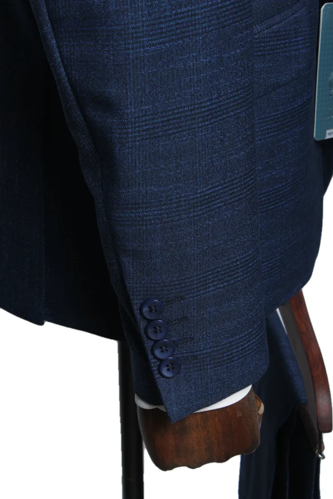 Мужской костюм "Агент" синий двойка slim fit