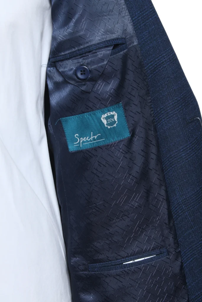 Мужской костюм "Агент" синий двойка slim fit
