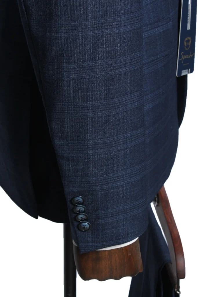 Мужской костюм "Боуман" синий двойка slim fit