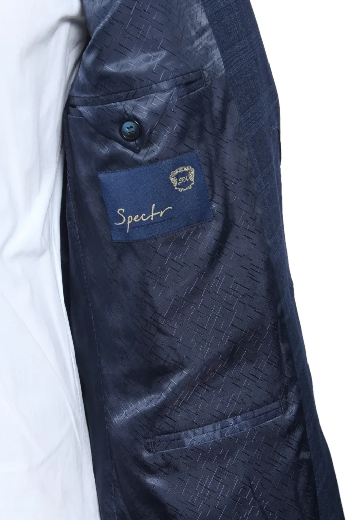Мужской костюм "Боуман" синий двойка slim fit