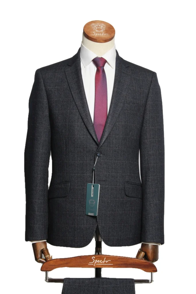Мужской костюм "Верджил" серый двойка slim fit