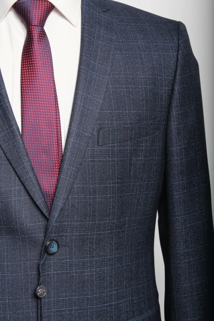 Мужской костюм "Вермут" синий двойка slim fit