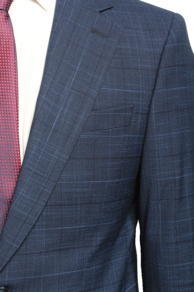 Мужской костюм "Вест" синий двойка slim fit