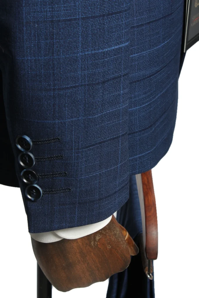 Мужской костюм "Вест" синий двойка slim fit