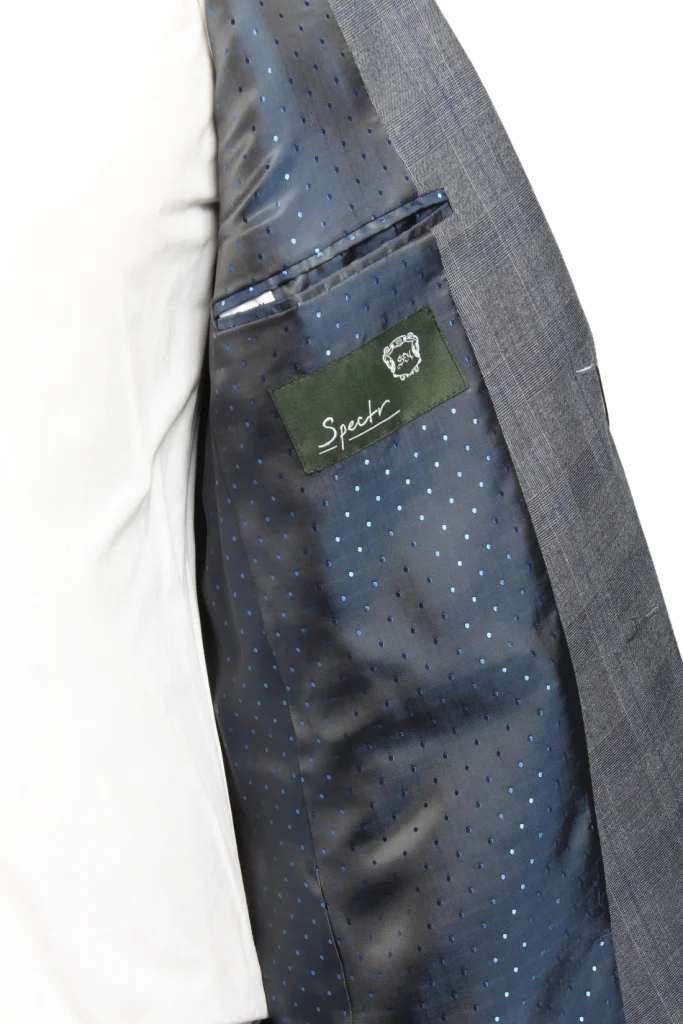 Мужской костюм "Винсент" серый двойка slim fit