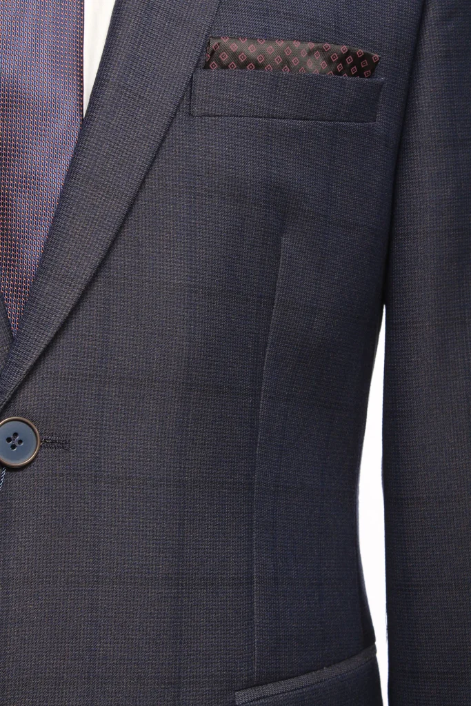 Мужской костюм "Годар" коричневый двойка slim fit