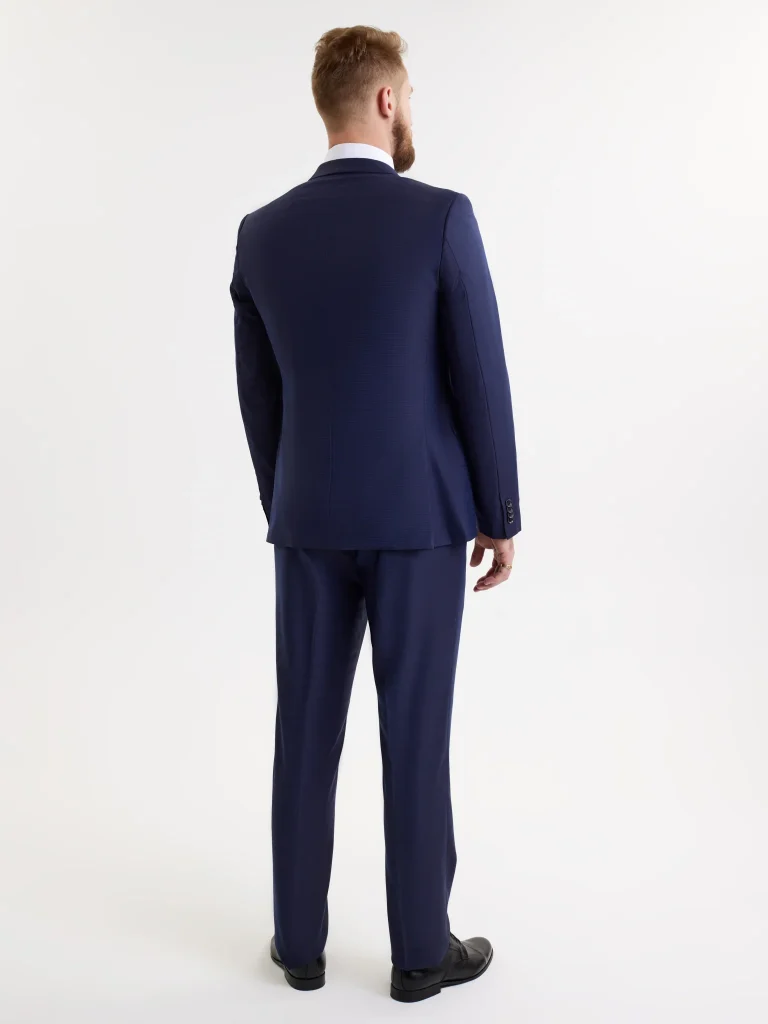 Мужской костюм "Годар" коричневый двойка slim fit