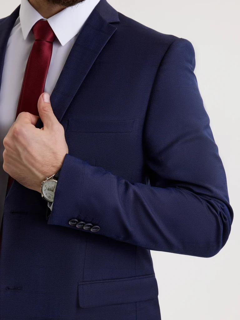 Мужской костюм "Годар" коричневый двойка slim fit