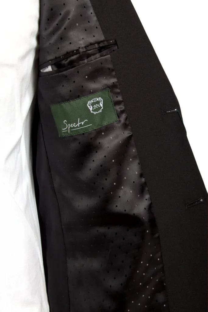 Мужской костюм "Граф" черный двойка slim fit