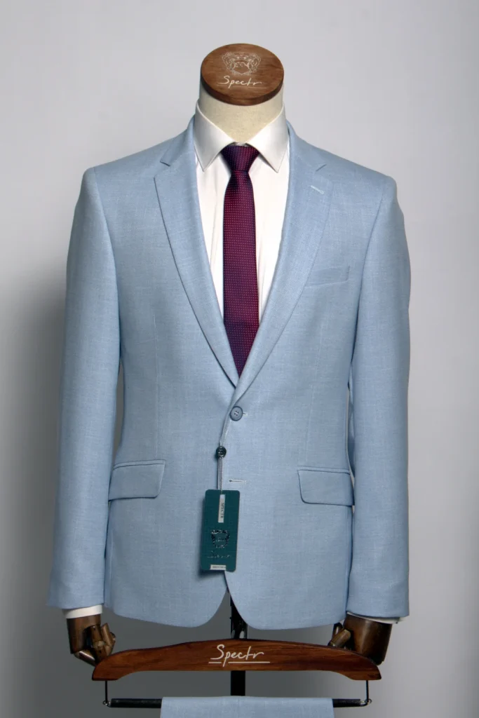 Мужской костюм "Гринфилд" голубой двойка slim fit
