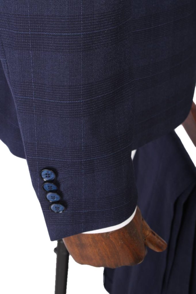 Мужской костюм "Дентон" синий двойка slim fit