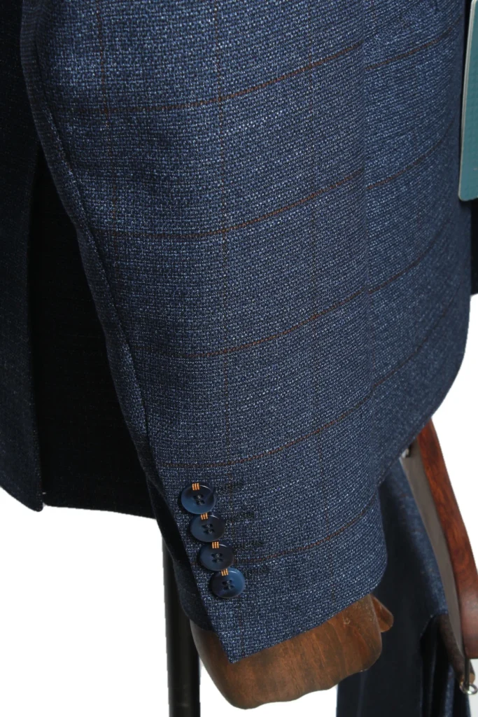 Мужской костюм "Джордан" синий двойка slim fit