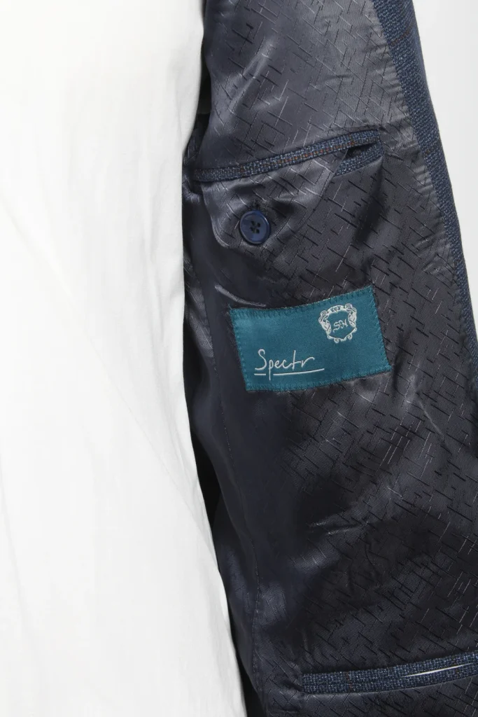 Мужской костюм "Джордан" синий двойка slim fit