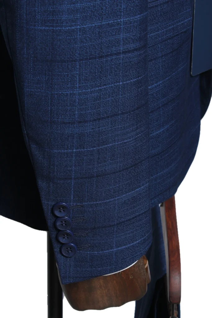 Мужской костюм "Карнеш" синий двойка slim fit