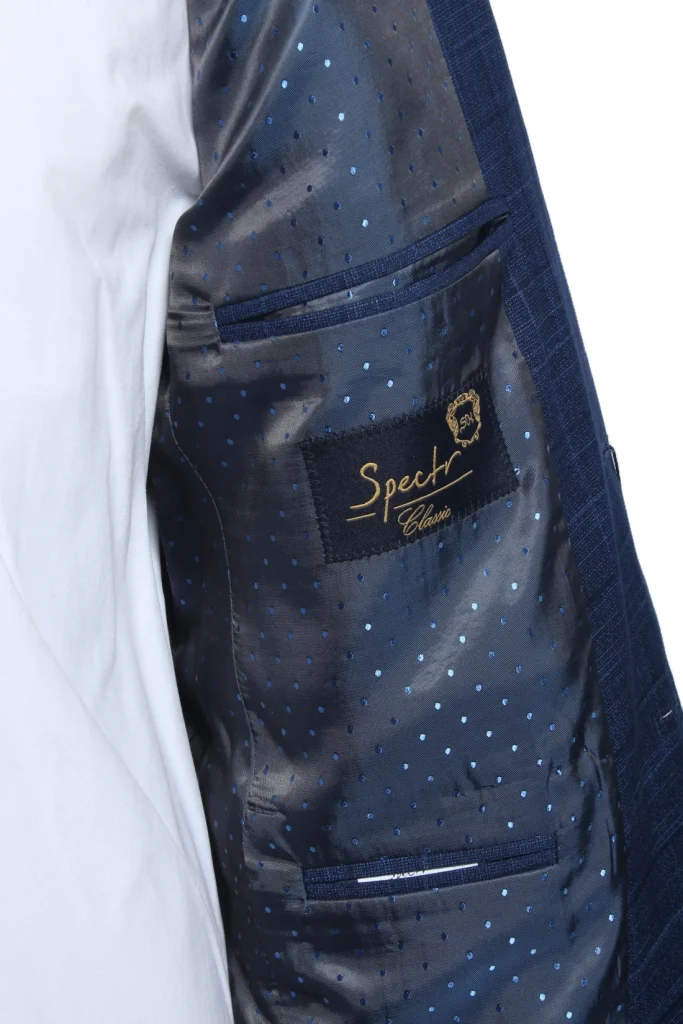 Мужской костюм "Карнеш" синий двойка slim fit