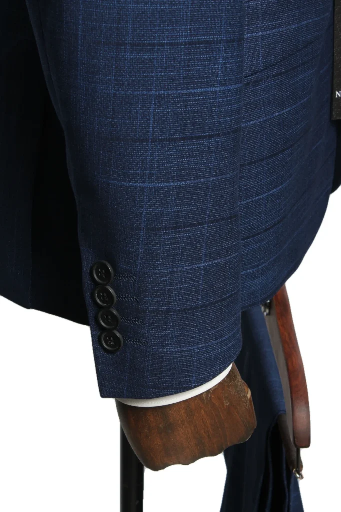 Мужской костюм "Карнешо" синий двойка slim fit