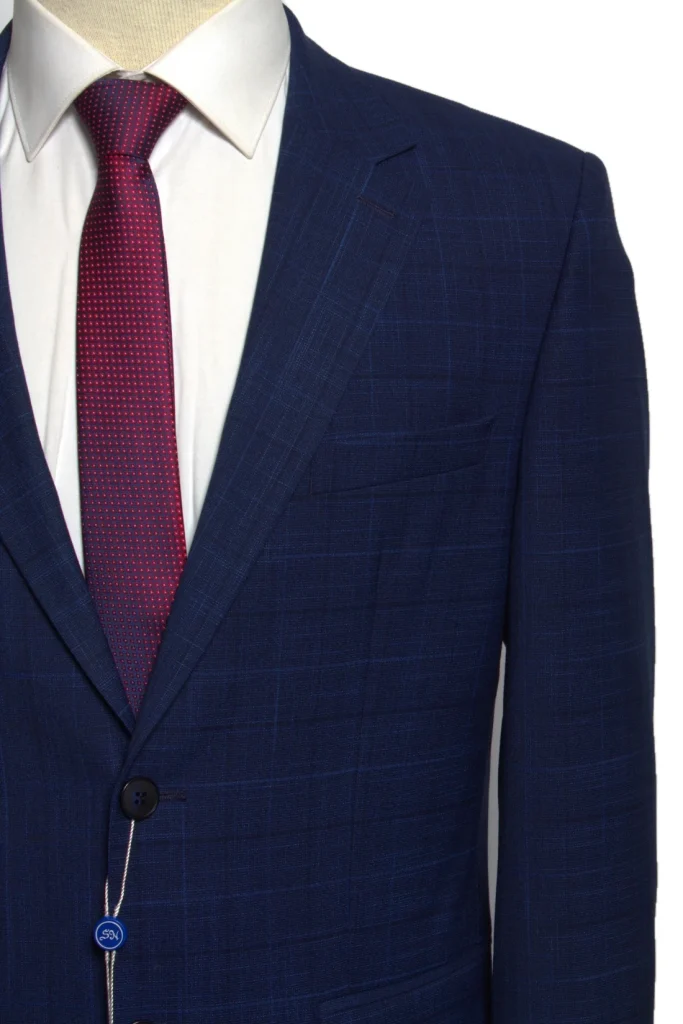 Мужской костюм "Карнэш" синий двойка slim fit