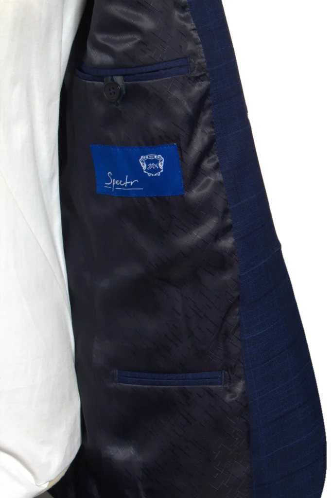 Мужской костюм "Карнэш" синий двойка slim fit