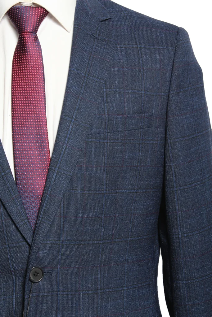 Мужской костюм "Кимбело" синий двойка slim fit