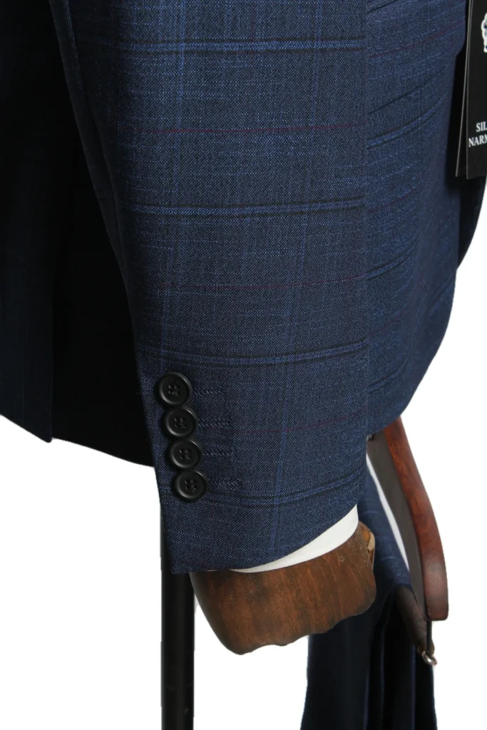 Мужской костюм "Кимбело" синий двойка slim fit