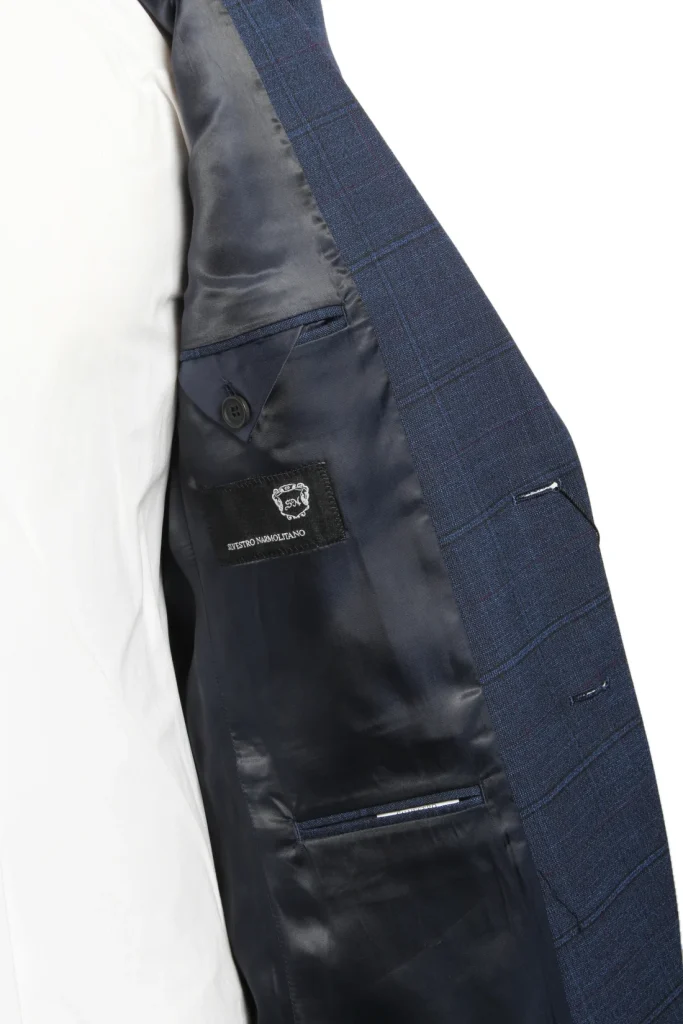 Мужской костюм "Кимбело" синий двойка slim fit