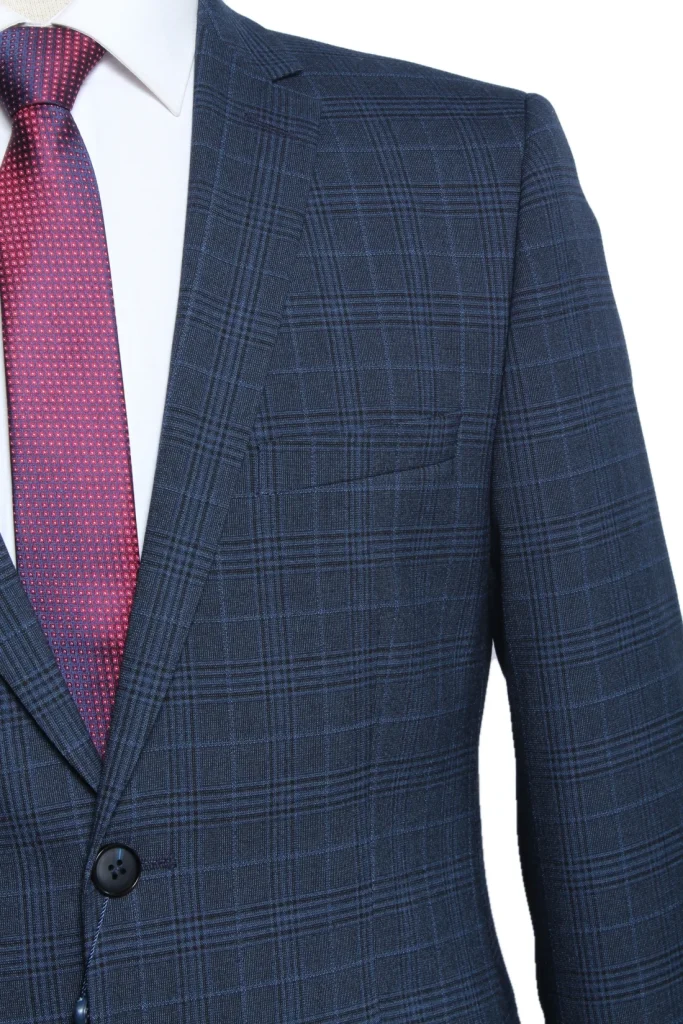 Мужской костюм "Консул" синий двойка slim fit