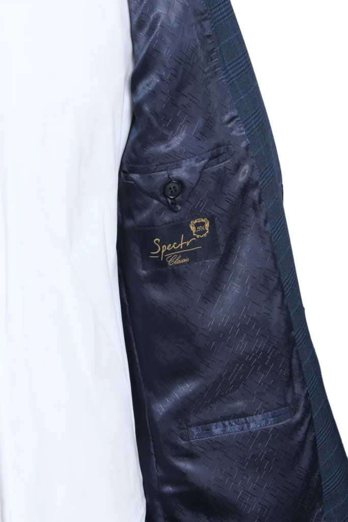 Мужской костюм "Консул" синий двойка slim fit