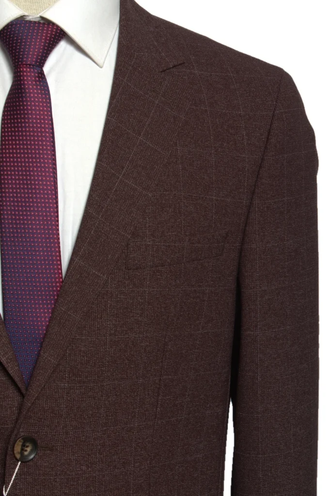 Мужской костюм "Кэнди" коричневый двойка slim fit