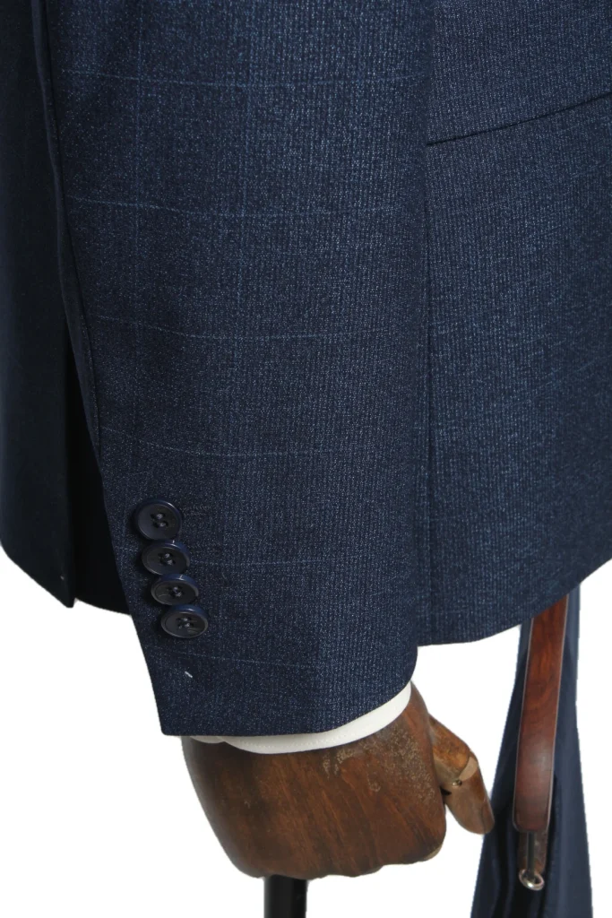Мужской костюм "Кэнди" синий двойка slim fit