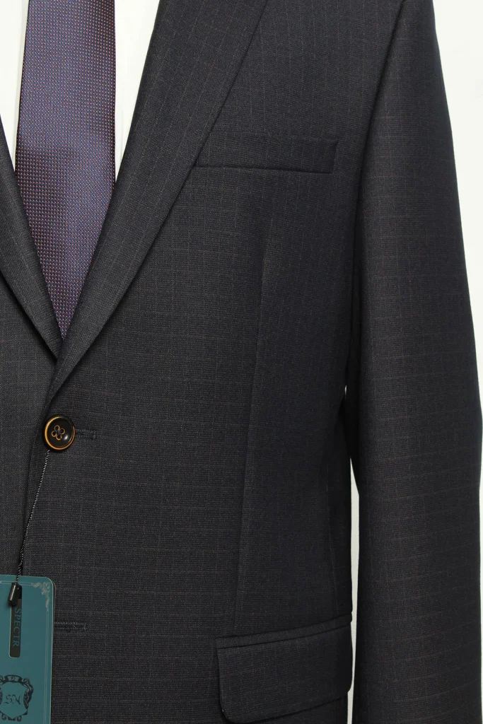 Мужской костюм "Лоренс" коричневый двойка classic