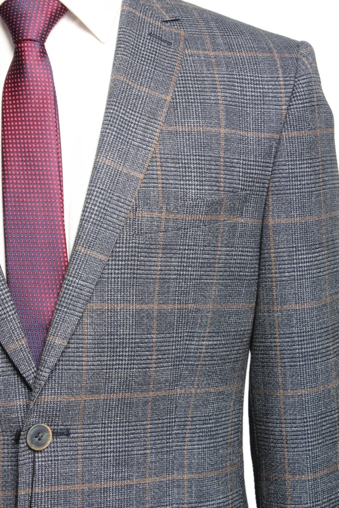Мужской костюм "Офрис" серый двойка slim fit