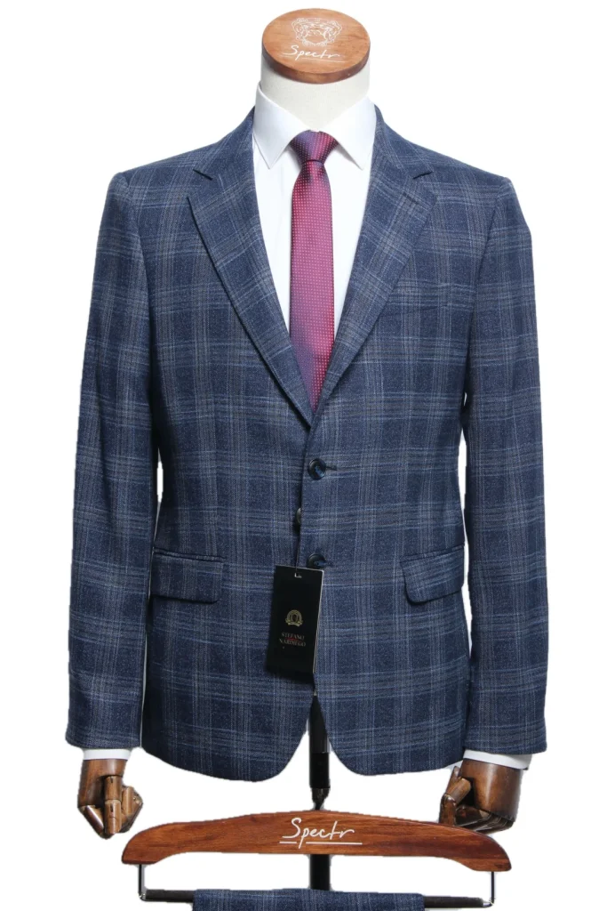 Мужской костюм "Рейдер" синий двойка slim fit