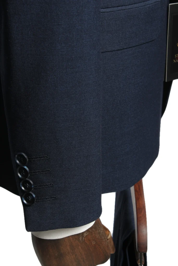 Мужской костюм "Реймс" синий двойка slim fit