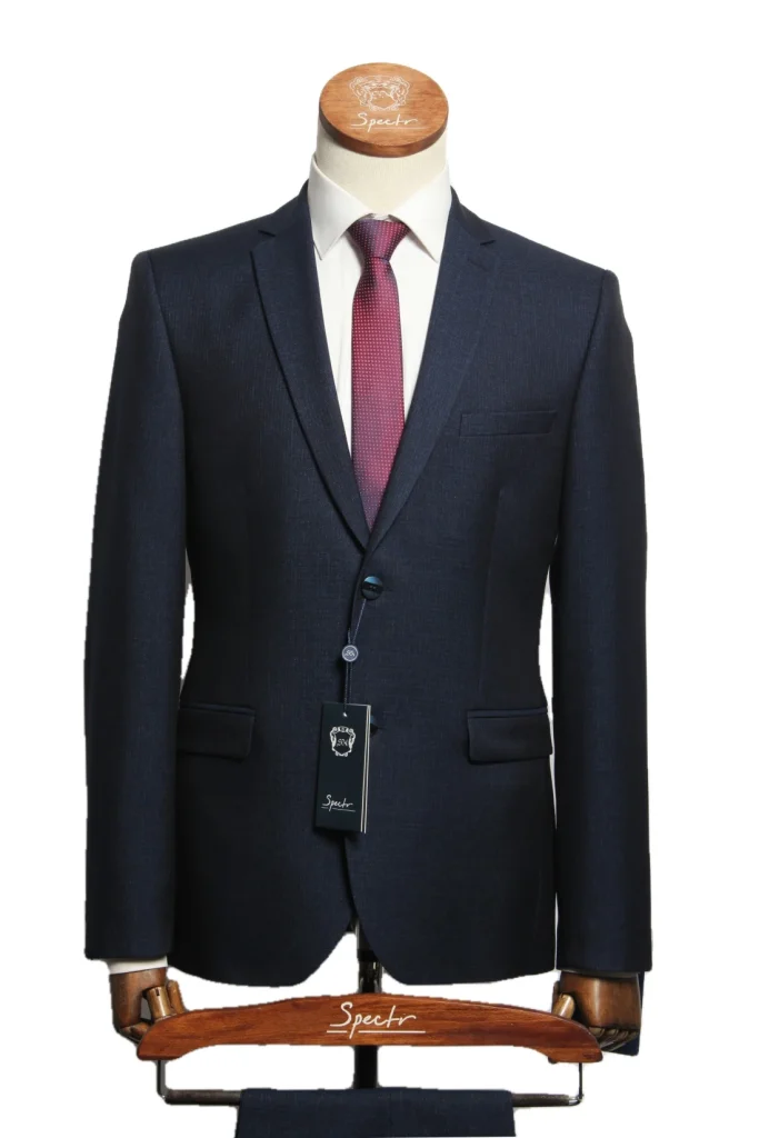 Мужской костюм "Рислинг" синий двойка slim fit